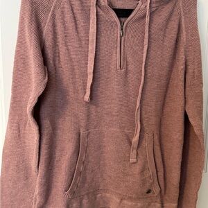 Prana Dusty Rose Waffle Knit Top
